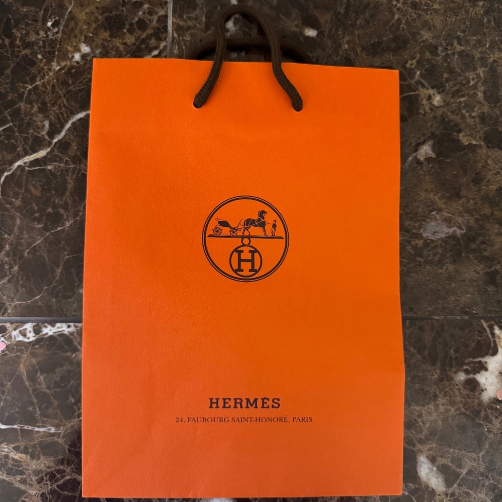 Authentic Hermes gift bag